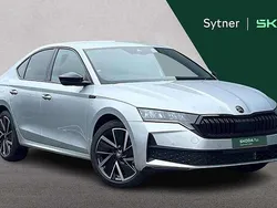 Brilliant silver metallic New 2025 Skoda Octavia SportLine Hatchback | £28,000 (A bit pricey)