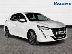 White Used 2022 Peugeot 208 Allure Premium Hatchback | £13,590 (Fair price)