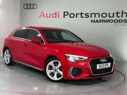 Red Used 2021 Audi A3 S-Line Hatchback | £16,990 (Fair price)