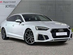 White Used 2022 Audi A5 Sportback S-Line Hatchback | £25,750 (Fair price)