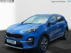 Metallic blue Used 2018 Kia Sportage 2 SUV | £11,995 (Fair price)