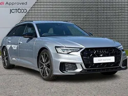 Silver Used 2024 Audi A6 Black Edition Estate | £41,626 (Expensive)