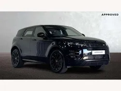 Santorini black Used 2025 Land Rover Range Rover evoque SE Dynamic SUV | £47,150