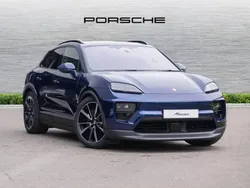 Gentian blue metallic New 2024 Porsche Macan 4 Electric SUV | £78,995
