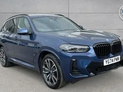 Blue Used 2024 BMW X3 M Sport SUV | £43,490 (Fair price)