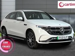 White Used 2021 Mercedes EQC400 AMG line SUV | £26,700 (Expensive)