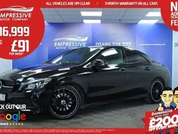 Black Used 2019 Mercedes CLA220 AMG line Sedan | £16,999 (Expensive)