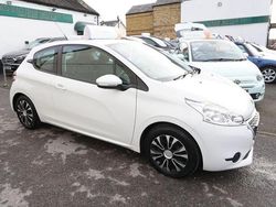 White Used 2015 Peugeot 208 Access Hatchback | £3,450 (Fair price)
