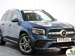 Blue Used 2021 Mercedes GLB220 AMG line SUV | £29,495 (Fair price)