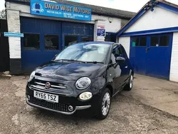 Black Used 2016 Fiat 500 Lounge Hatchback | £5,695 (Fair price)
