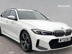 White Used 2023 BMW 320 M Sport Estate | £28,250 (Fair price)