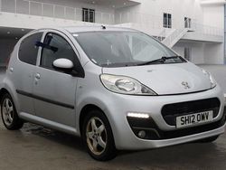 Silver Used 2012 Peugeot 107 Allure Hatchback | £1,895 (Fair price)