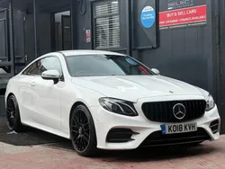White Used 2018 Mercedes E220 AMG line Coupe | £17,489 (Good price)