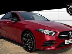 Red Used 2022 Mercedes A250 AMG Line Premium Sedan | £24,115 (Fair price)