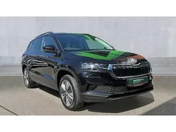 Black magic pearlescent Used 2023 Skoda Karoq SE Drive SUV | £17,950 (Fair price)