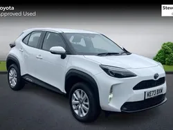 White Used 2024 Toyota Yaris Hybrid Hatchback | £21,497 (Expensive)