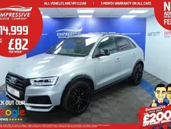 Silver Used 2018 Audi Q3 Black Edition SUV | £14,999 (Fair price)