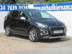 Black Used 2017 Peugeot 3008 Allure SUV | £6,695 (Super price)