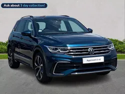 Blue Used 2021 VW Tiguan R-line SUV | £25,232 (Fair price)