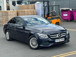 Blue Used 2015 Mercedes C200 Executive Sedan | £9,999 (Good price)