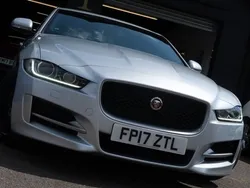 Silver Used 2017 Jaguar XE R-Sport Sedan | £8,995 (Fair price)
