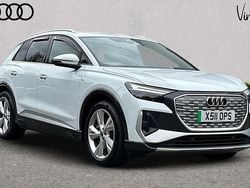 White Used 2023 Audi Q4 e-tron S-Line SUV | £29,884 (Good price)