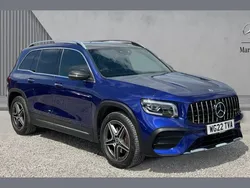 Galaxy blue metallic Used 2022 Mercedes GLB200 AMG Line Premium Plus SUV | £30,954 (Fair price)