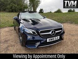 Blue Used 2018 Mercedes E220 AMG line Coupe | £19,475 (Fair price)
