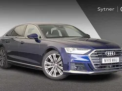 Blue Used 2019 Audi A8 S-Line Sedan | £29,500 (A bit pricey)