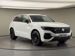 Pure white Used 2021 VW Touareg Black Edition SUV | £39,500 (Fair price)