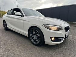 White Used 2014 BMW 218 Sport Line Coupe | £4,995 (Fair price)