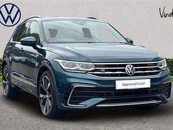 Blue Used 2021 VW Tiguan R-line SUV | £26,415 (Fair price)