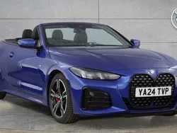 Blue Used 2024 BMW 420 M Sport Cabriolet | £44,950 (Expensive)