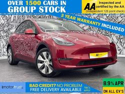 Red Used 2023 Tesla Model Y Long Range AWD SUV | £24,295 (Fair price)