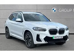 White Used 2023 BMW iX3 M Sport SUV | £37,050 (Fair price)