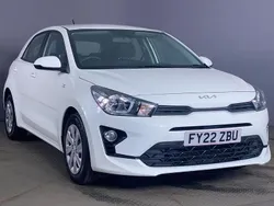 White Used 2022 Kia Rio 2 Hatchback | £10,499 (Good price)