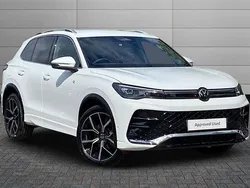 White New 2025 VW Tiguan R-line SUV | £37,595 (Super price)