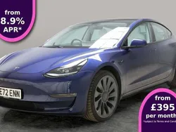 Blue Used 2023 Tesla Model 3 Performance Sedan | £24,342 (Fair price)