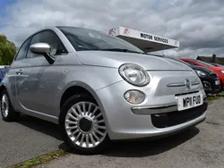 Silver Used 2011 Fiat 500 Lounge Hatchback | £4,495 (A bit pricey)
