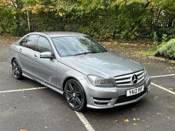 Silver Used 2012 Mercedes C250 AMG Sedan | £4,295 (Fair price)