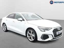 White Used 2024 Audi A3 S-Line Sedan | £23,699 (Fair price)