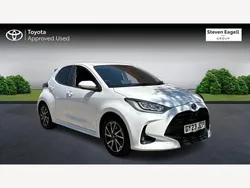 White Used 2023 Toyota Yaris Hybrid Design Hatchback | £17,269 (Fair price)