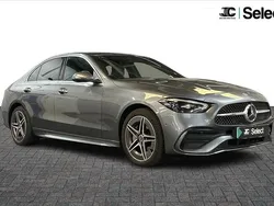 Grey Used 2022 Mercedes C300e AMG Line Premium Sedan | £30,400 (Fair price)
