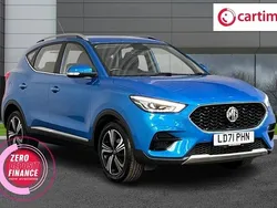 Blue Used 2021 MG ZS Excite Sedan | £10,299 (Fair price)