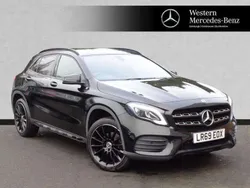 Black Used 2019 Mercedes GLA200 AMG line SUV | £17,498 (Fair price)