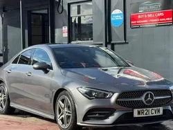 Grey Used 2021 Mercedes CLA220 AMG line Sedan | £22,489 (Super price)