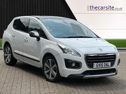 White Used 2015 Peugeot 3008 Allure Hatchback | £5,995