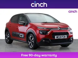 Red Used 2021 Citroën C3 PureTech Hatchback | £10,199 (Fair price)