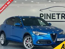 Blue Used 2017 Alfa Romeo Stelvio SUV | £18,499 (Expensive)