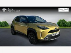 Yellow Used 2022 Toyota Yaris Hybrid Hatchback | £22,099 (Expensive)